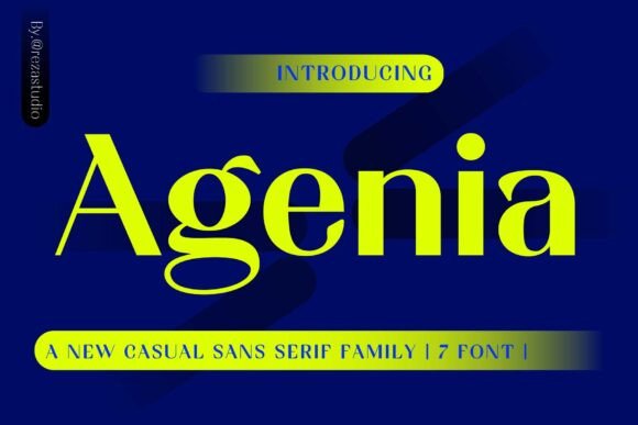 Agenia: The Modern Sans Serif Font for Your Brand