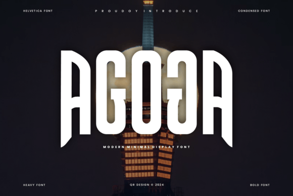 Agoja: A Unique Sans Serif Font for Branding