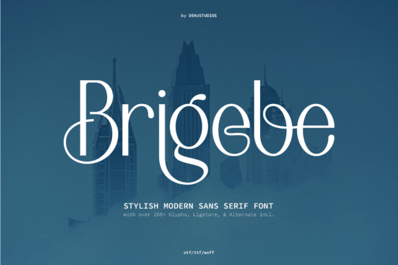 Brigebe: A Modern Sans Serif Font for Editorial Design