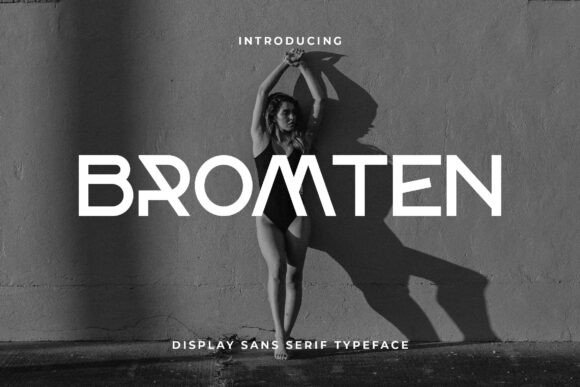 Bromten: A Bold Sans Serif Font for Campaigns