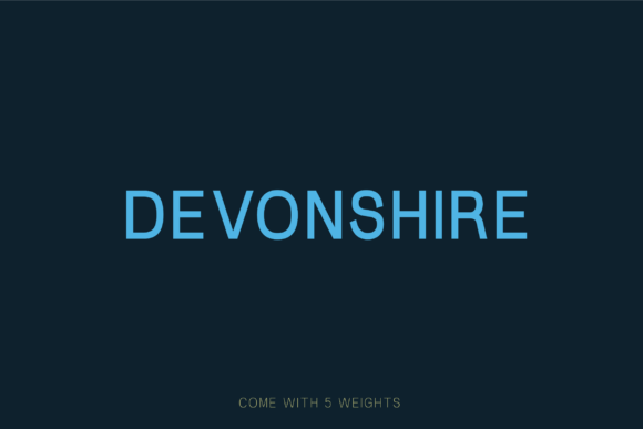 Devonshire: The Modern Sans Serif Font for Crafters