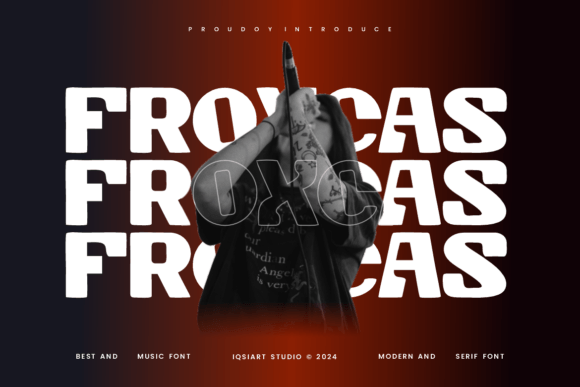 Froxcas: The Bold Sans Serif Font for Crafters