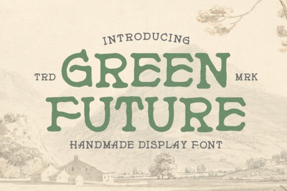 Green Future: A Vintage Sans Serif for Modern Web Design