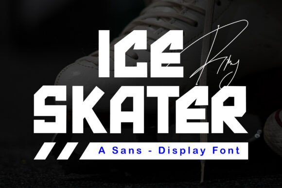 Ice Skater: A Condensed Sans Serif Font for Crafters