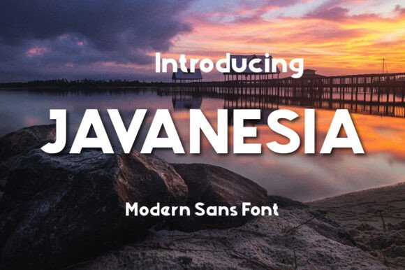 Javanesia Font for Modern Campaign Design