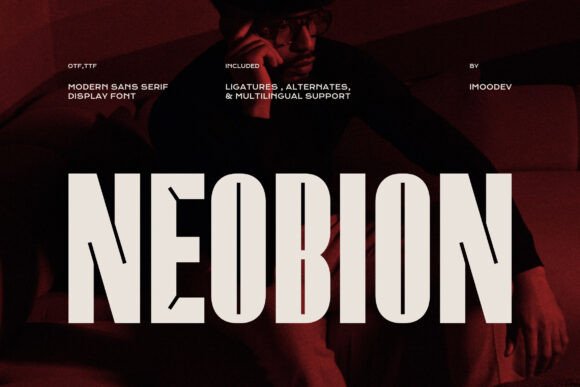 Neobion: A Modern Sans Serif Display Font