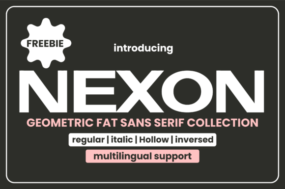 Nexon: A Clean Sans Typeface for Modern Editorial