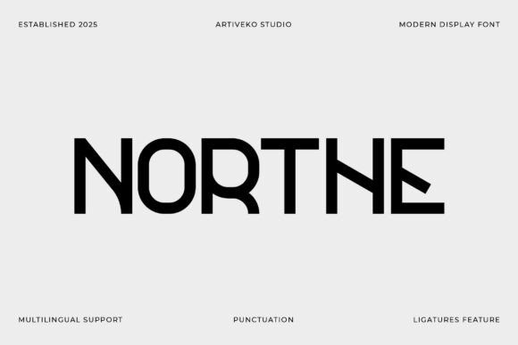 Northe: The Modern Sans Serif Font for Branding