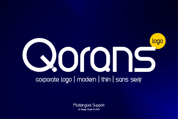 Qorans Font: A Modern Sans Serif for Branding