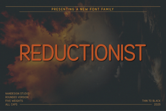 Reductionist Rounded: A Modern Sans Serif for Business