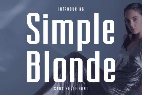 Simple Blonde: A Modern Sans Serif Font for Web Design