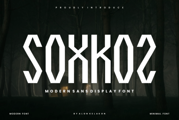 Soxkoz: The Unique Sans Serif Font for Crafters