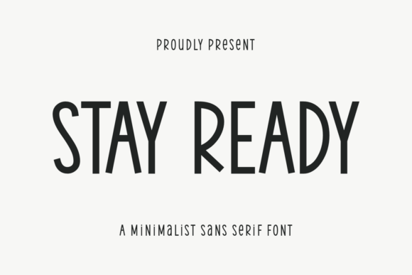 Stay Ready: A Minimalist Sans Serif Font for Web Design