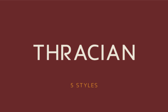 Thracian: A Modern Sans Serif for Editorial Design