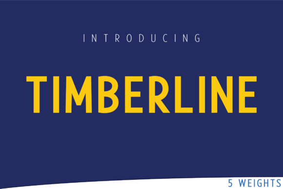 Timberline: A Modern Sans Serif for Editorial Design