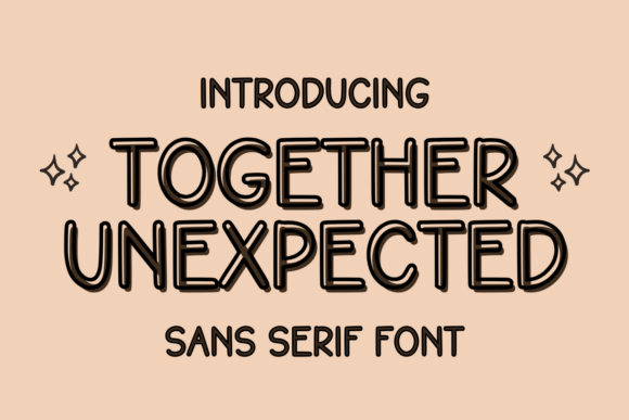 Together Unexpected: A Whimsical Sans Serif for Web Design